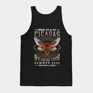 Cicada 2024-Double Brood Emergence XIII & XIX Reunion vintage Tank Top